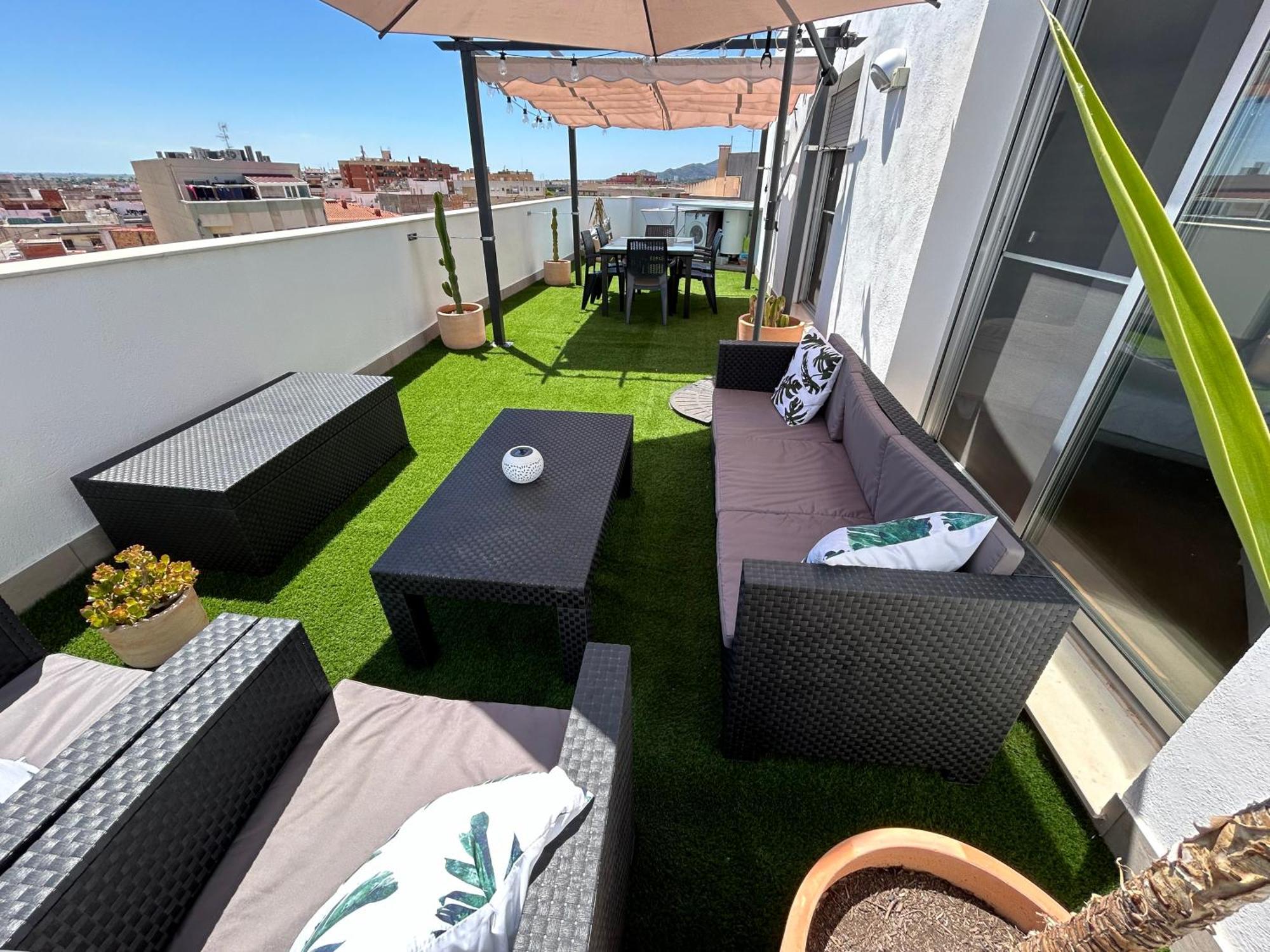 Lo balconet del Delta. Àtic-dúplex vacacional. Amposta Extérieur photo
