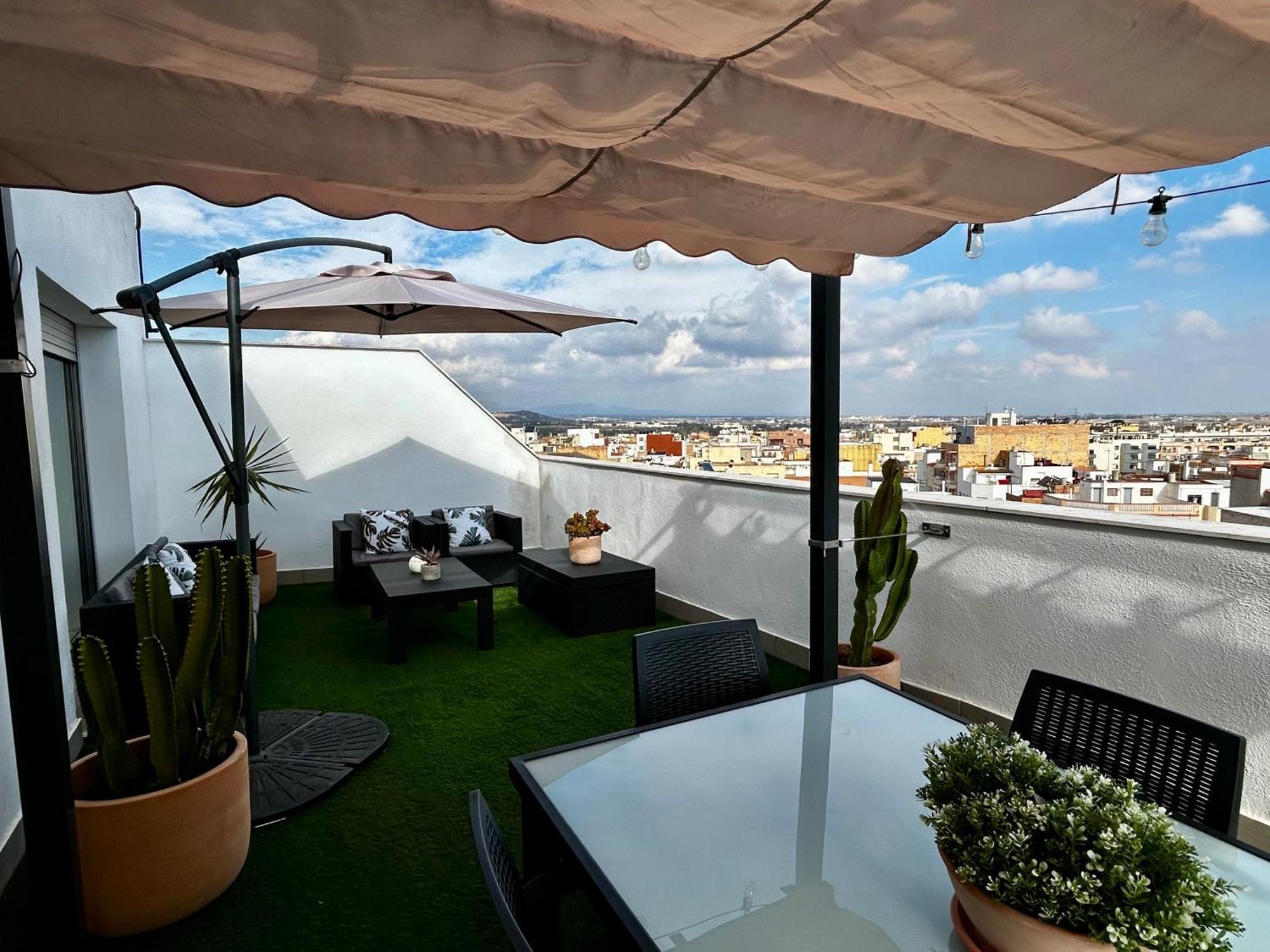 Lo balconet del Delta. Àtic-dúplex vacacional. Amposta Extérieur photo