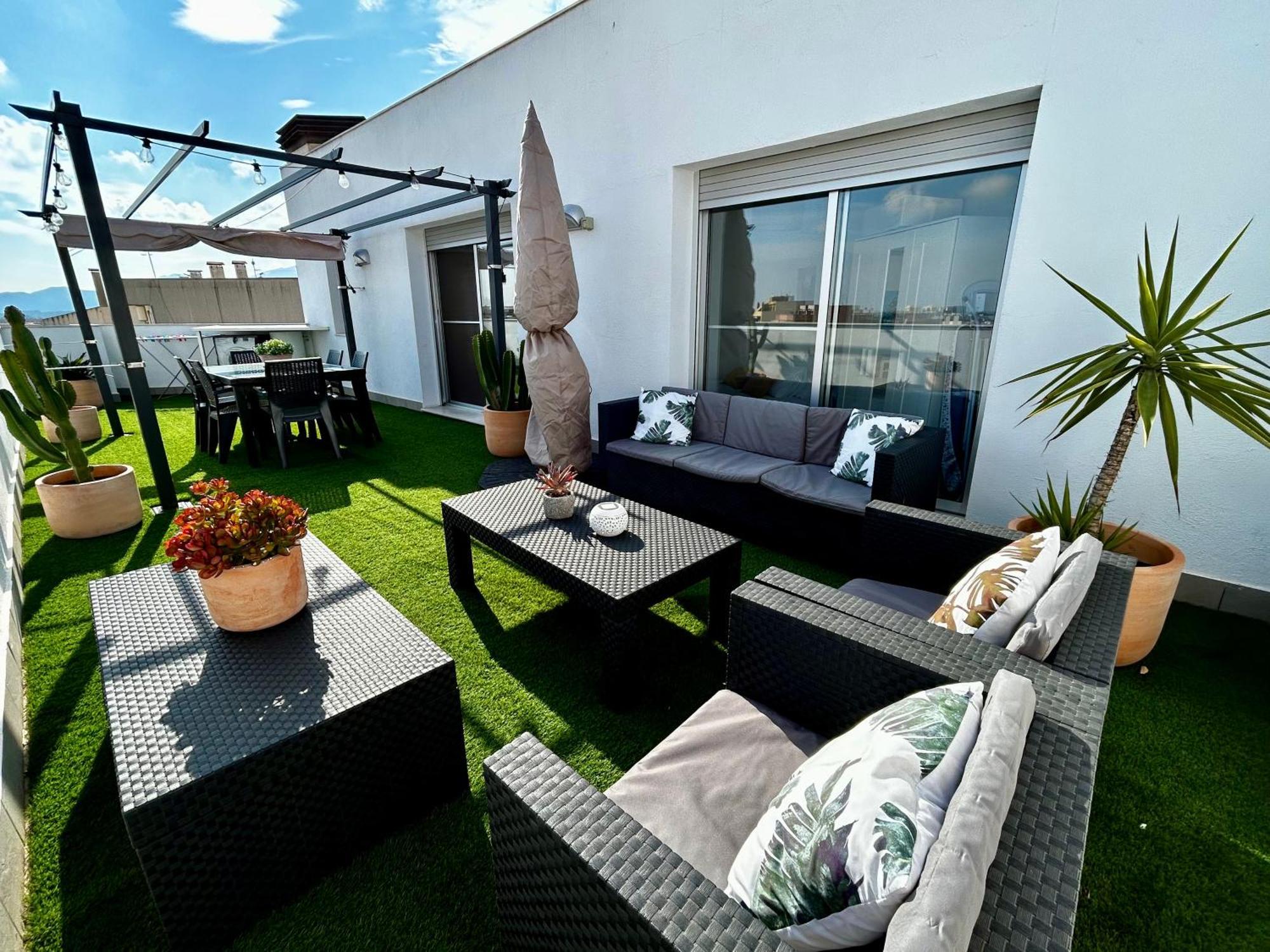 Lo balconet del Delta. Àtic-dúplex vacacional. Amposta Extérieur photo