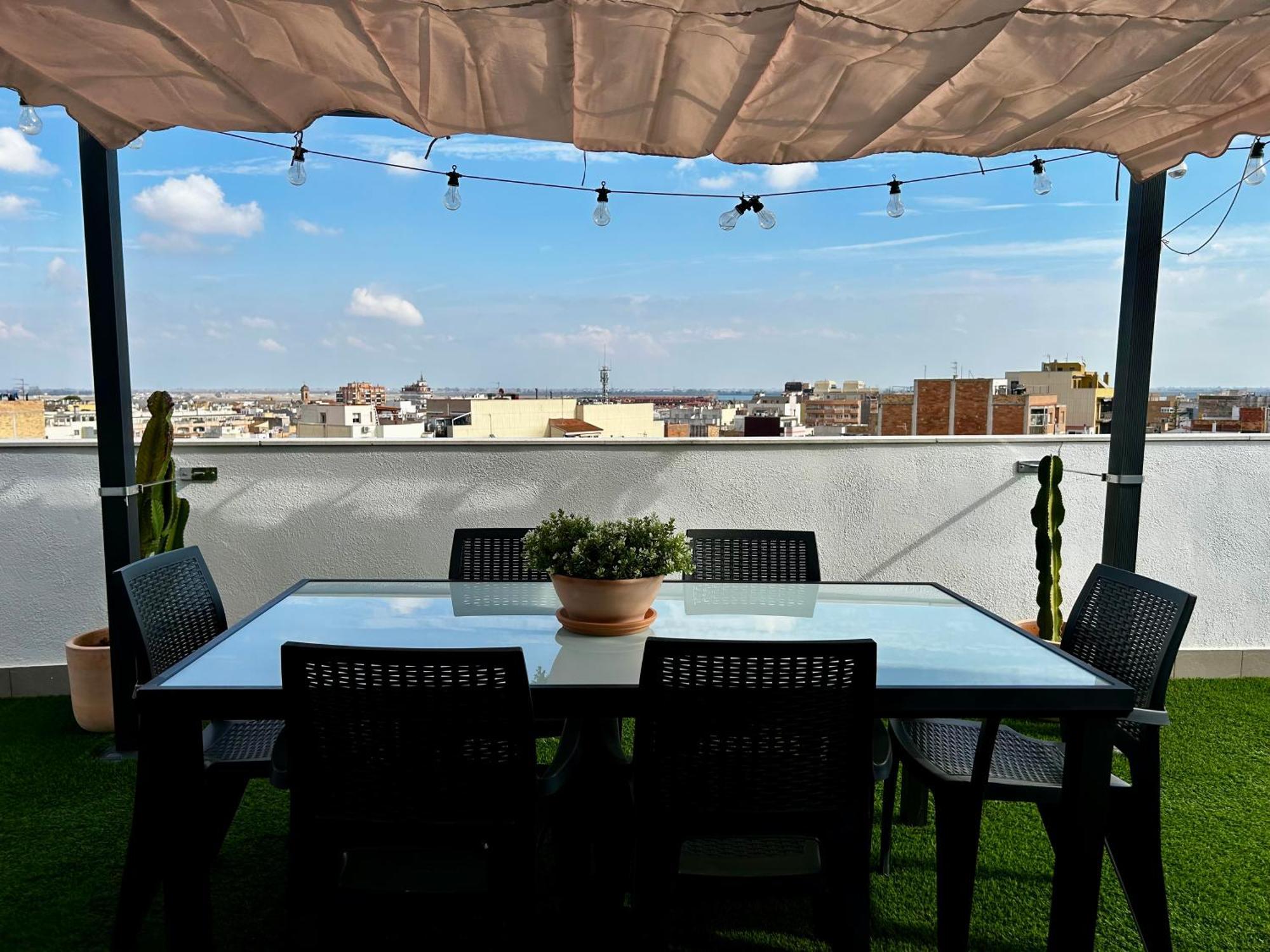 Lo balconet del Delta. Àtic-dúplex vacacional. Amposta Extérieur photo