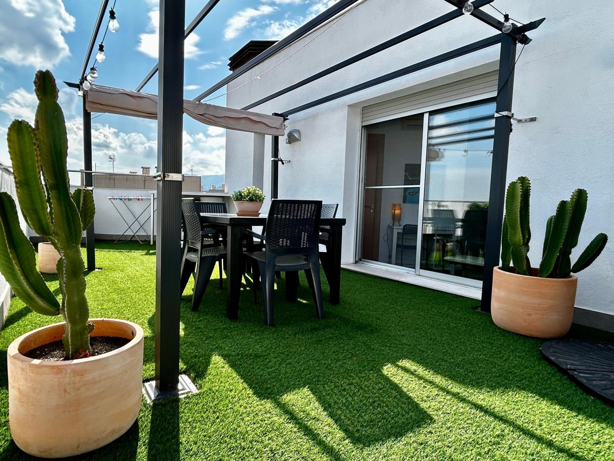 Lo balconet del Delta. Àtic-dúplex vacacional. Amposta Extérieur photo