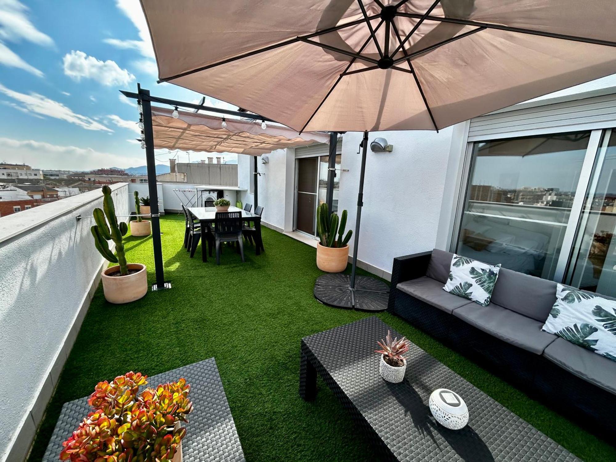 Lo balconet del Delta. Àtic-dúplex vacacional. Amposta Extérieur photo